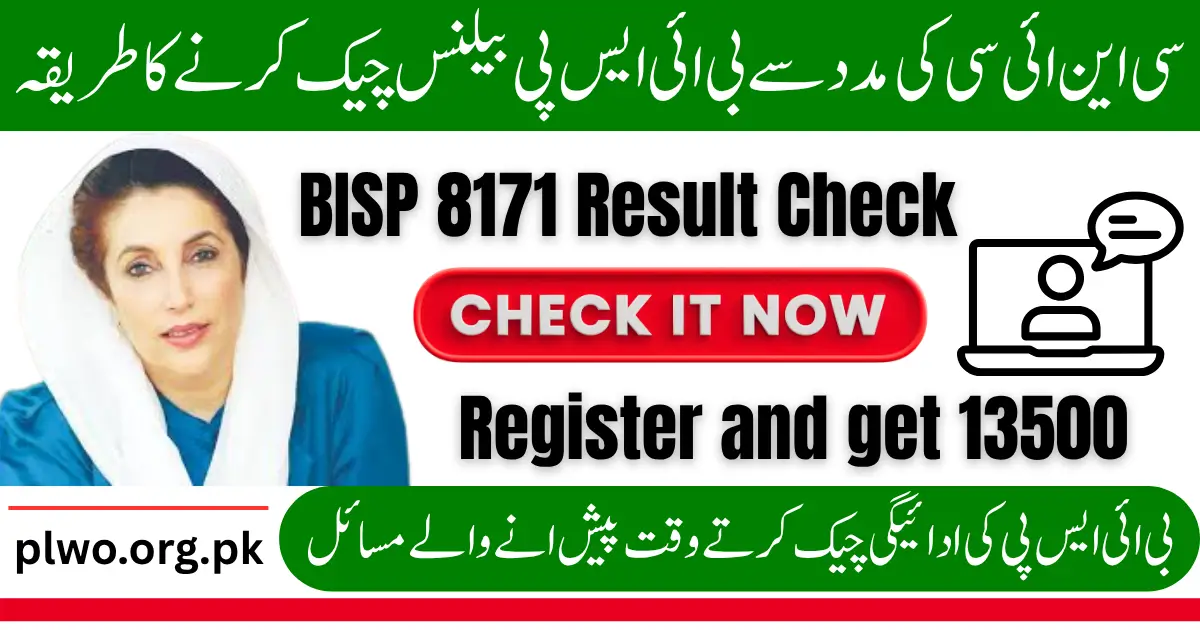 BISP 8171 Result Check Online By CNIC 2025